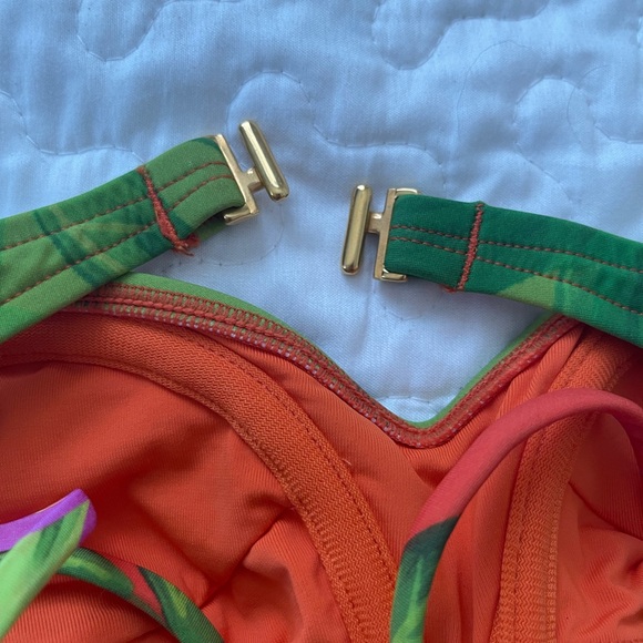 Farm Rio romantic garden bikini set size XS - Picture 15 of 16